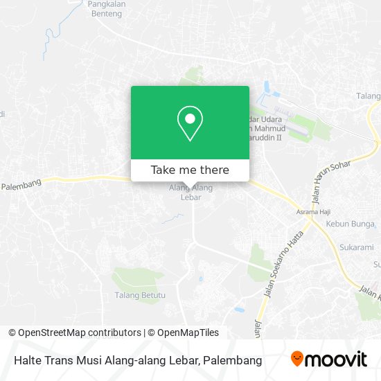 Halte Trans Musi Alang-alang Lebar map