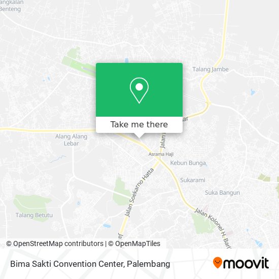 Bima Sakti Convention Center map