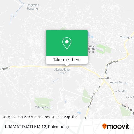 KRAMAT DJATI KM 12 map