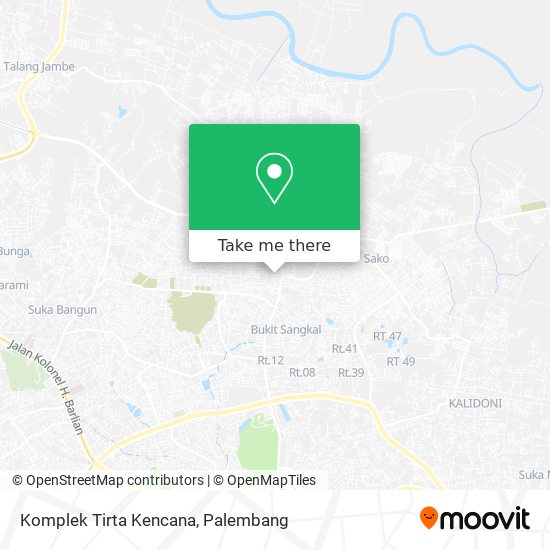 Komplek Tirta Kencana map