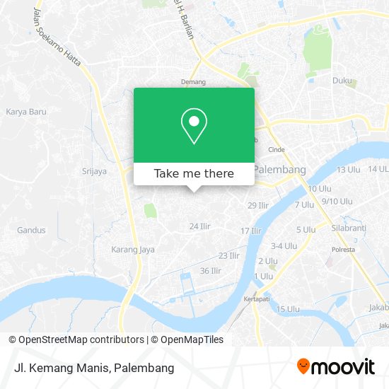 Jl. Kemang Manis map