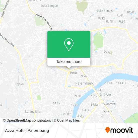 Azza Hotel map