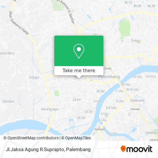 Jl.Jaksa Agung R.Suprapto map