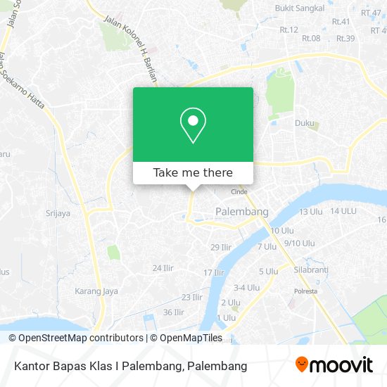 Kantor Bapas Klas I Palembang map