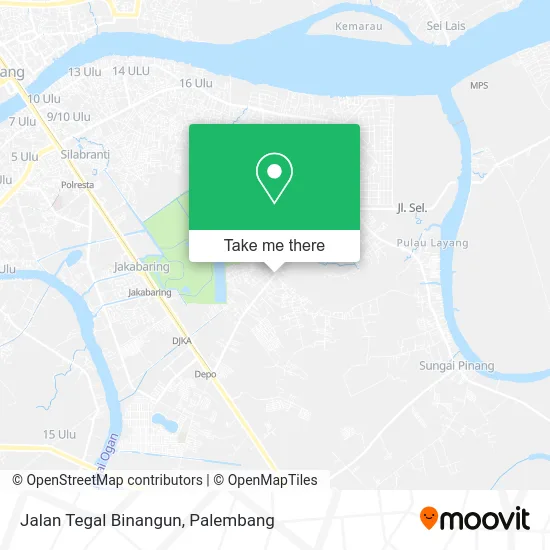 Jalan Tegal Binangun map