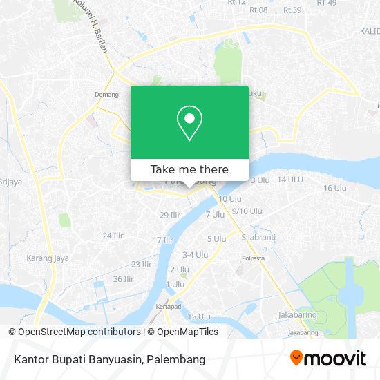 Kantor Bupati Banyuasin map