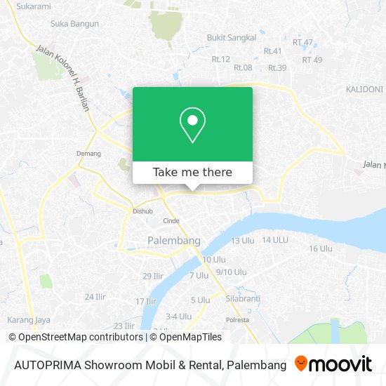 AUTOPRIMA Showroom Mobil & Rental map