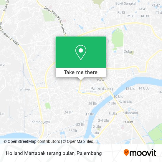 Holland Martabak terang bulan map