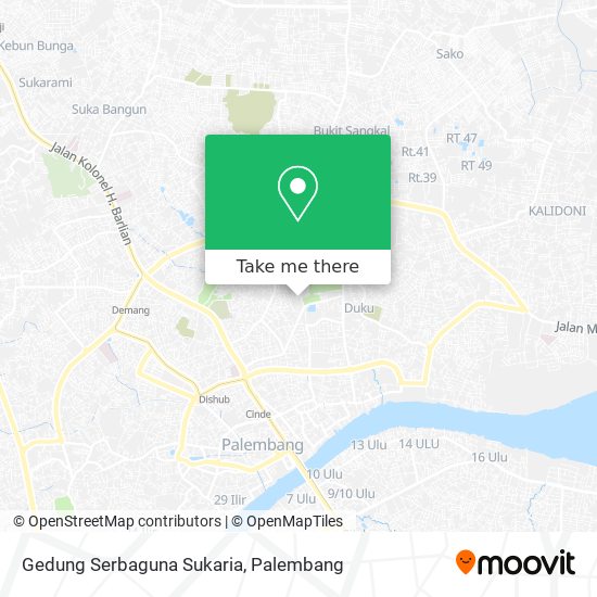 Gedung Serbaguna Sukaria map
