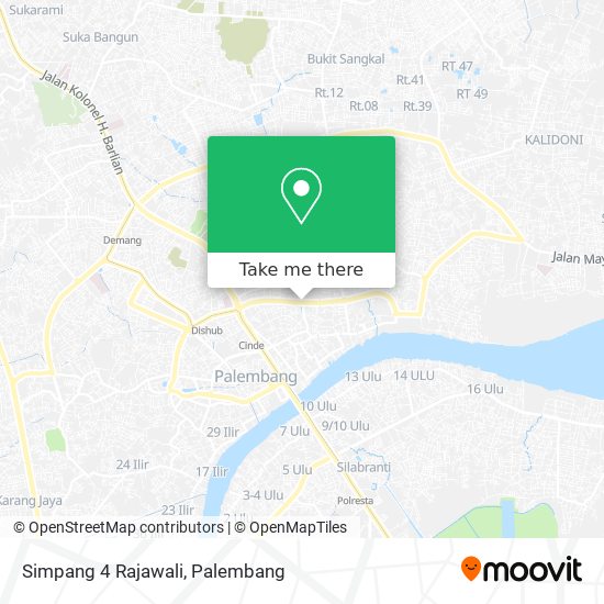 Simpang 4 Rajawali map