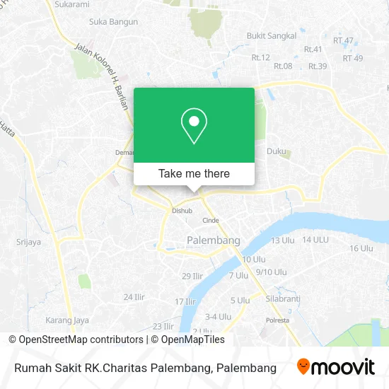 Rumah Sakit RK.Charitas Palembang map