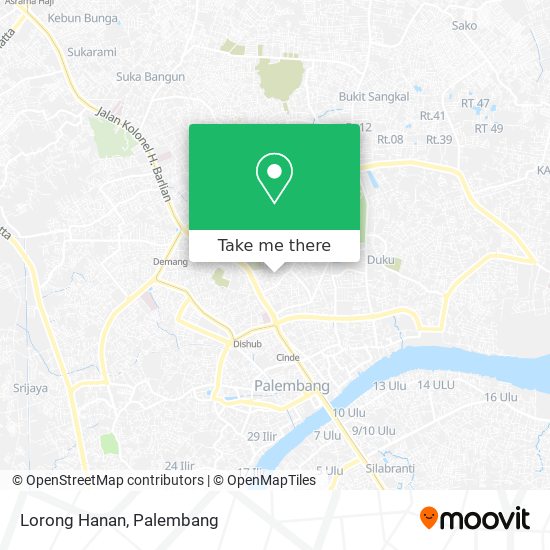 Lorong Hanan map