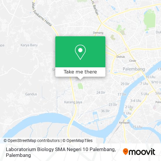 Laboratorium Biology SMA Negeri 10 Palembang map