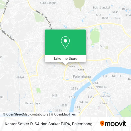 Kantor Satker PJSA dan Satker PJPA map
