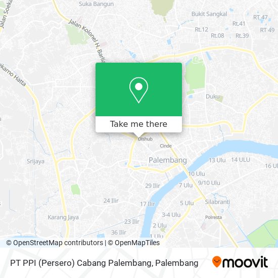 PT PPI (Persero) Cabang Palembang map