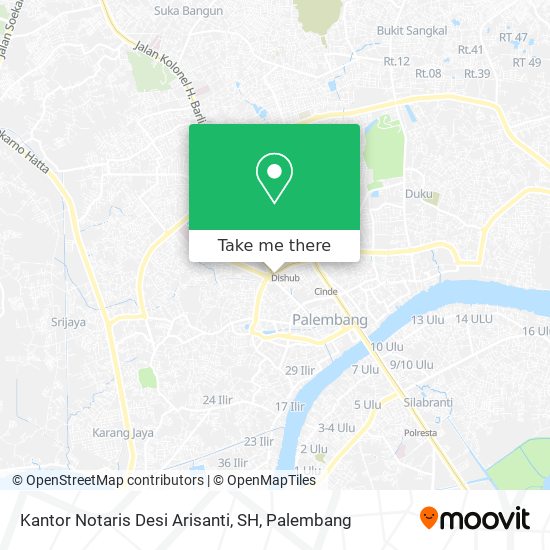 Kantor Notaris Desi Arisanti, SH map