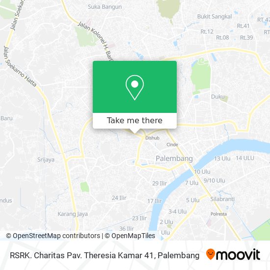 RSRK. Charitas Pav. Theresia Kamar 41 map