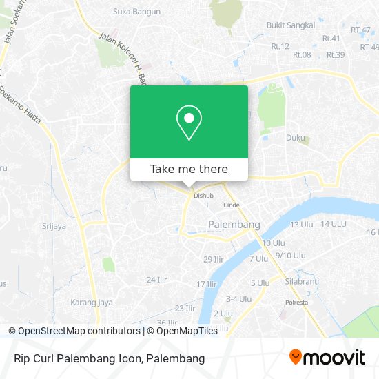 Rip Curl Palembang Icon map