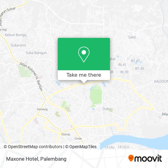 Maxone Hotel map