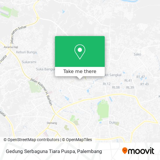 Gedung Serbaguna Tiara Puspa map