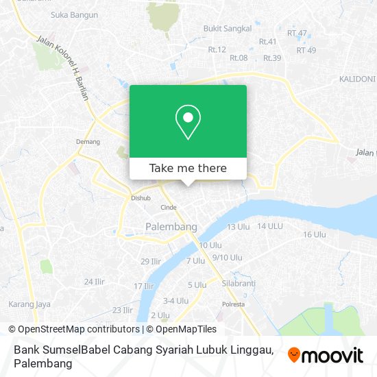 Bank SumselBabel Cabang Syariah Lubuk Linggau map