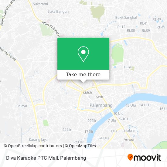 Diva Karaoke PTC Mall map