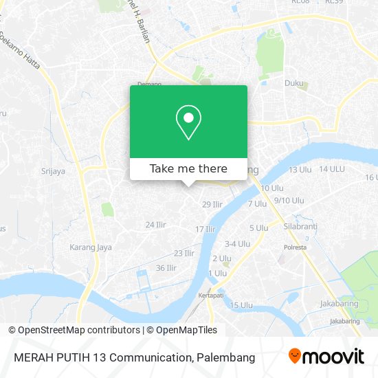 MERAH PUTIH 13 Communication map