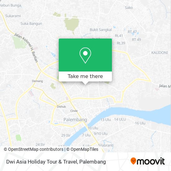 Dwi Asia Holiday Tour & Travel map