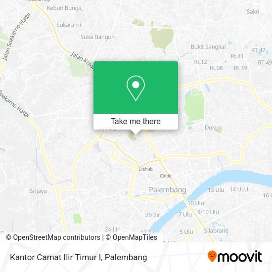 Kantor Camat Ilir Timur I map