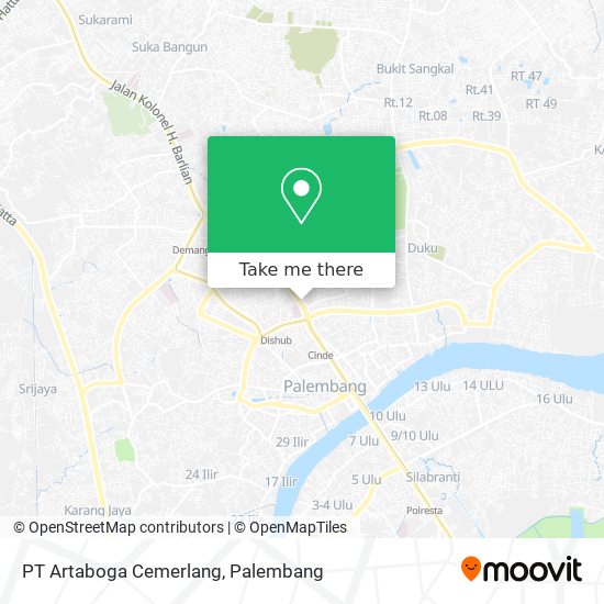 PT Artaboga Cemerlang map