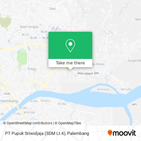 PT Pupuk Sriwidjaja (SDM Lt.4) map