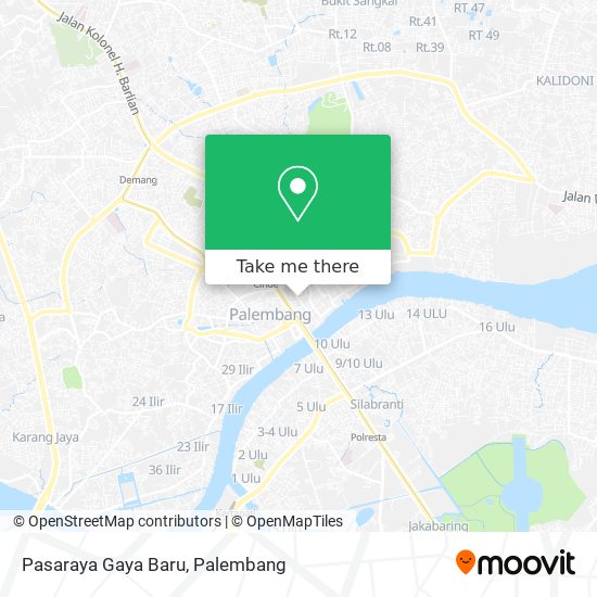 Pasaraya Gaya Baru map