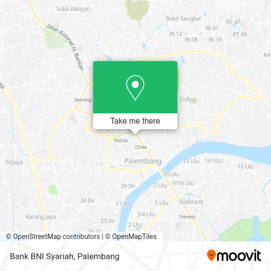 Bank BNI Syariah map