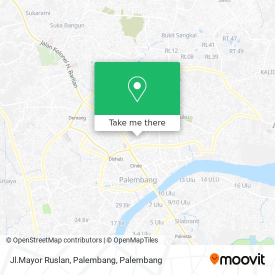Jl.Mayor Ruslan, Palembang map