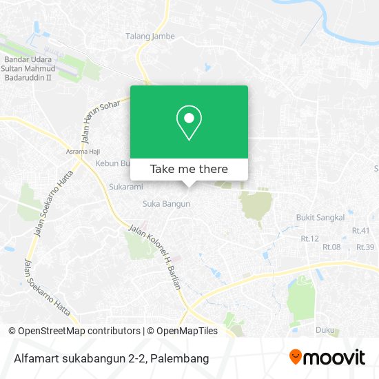 Alfamart sukabangun 2-2 map