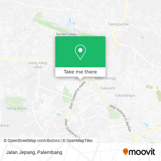 Jalan Jepang map