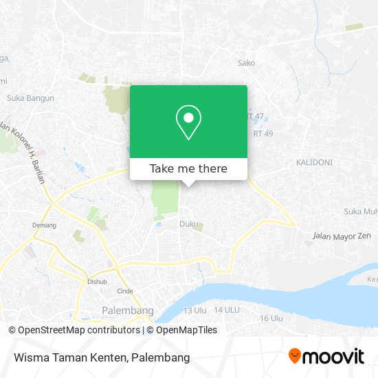 Wisma Taman Kenten map