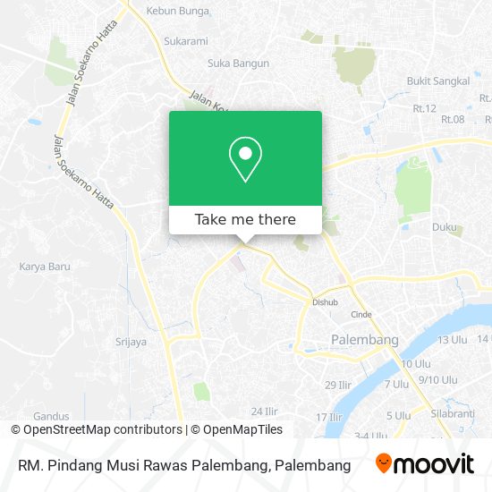 RM. Pindang Musi Rawas Palembang map