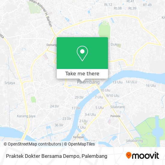 Praktek Dokter Bersama Dempo map