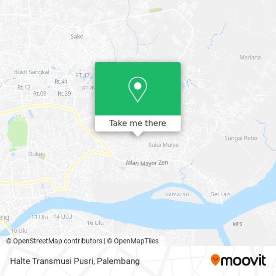 Halte Transmusi Pusri map