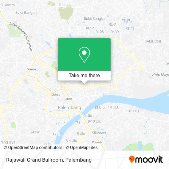 Rajawali Grand Ballroom map