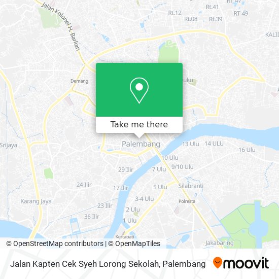 Jalan Kapten Cek Syeh Lorong Sekolah map