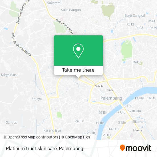 Platinum trust skin care map