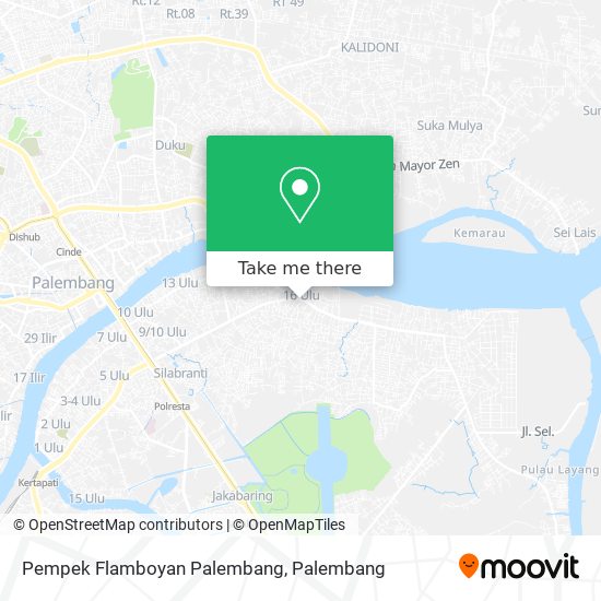 Pempek Flamboyan Palembang map