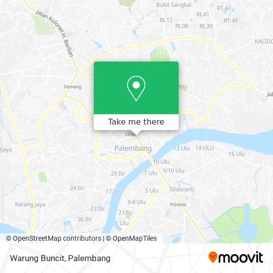 Warung Buncit map