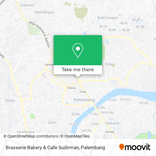 Brasserie Bakery & Cafe Sudirman map