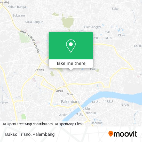 Bakso Trisno map