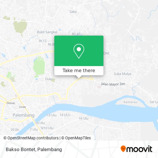 Bakso Bontet map