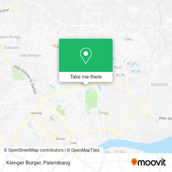 Klenger Burger map