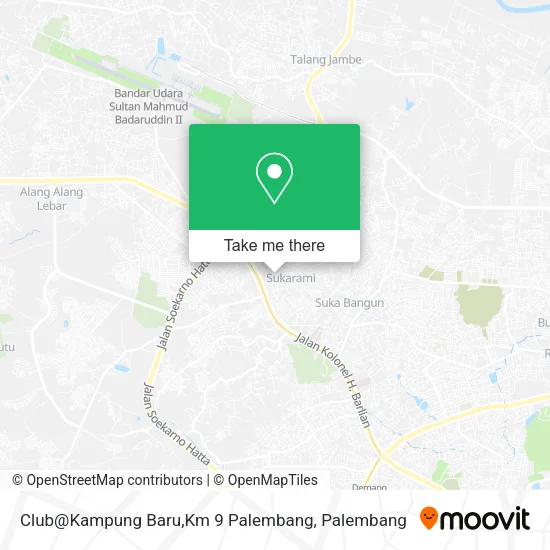 Club@Kampung Baru,Km 9 Palembang map